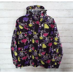 Ride Black Multicolor Diamond Pattern Ski Snowboard Winter Jacket